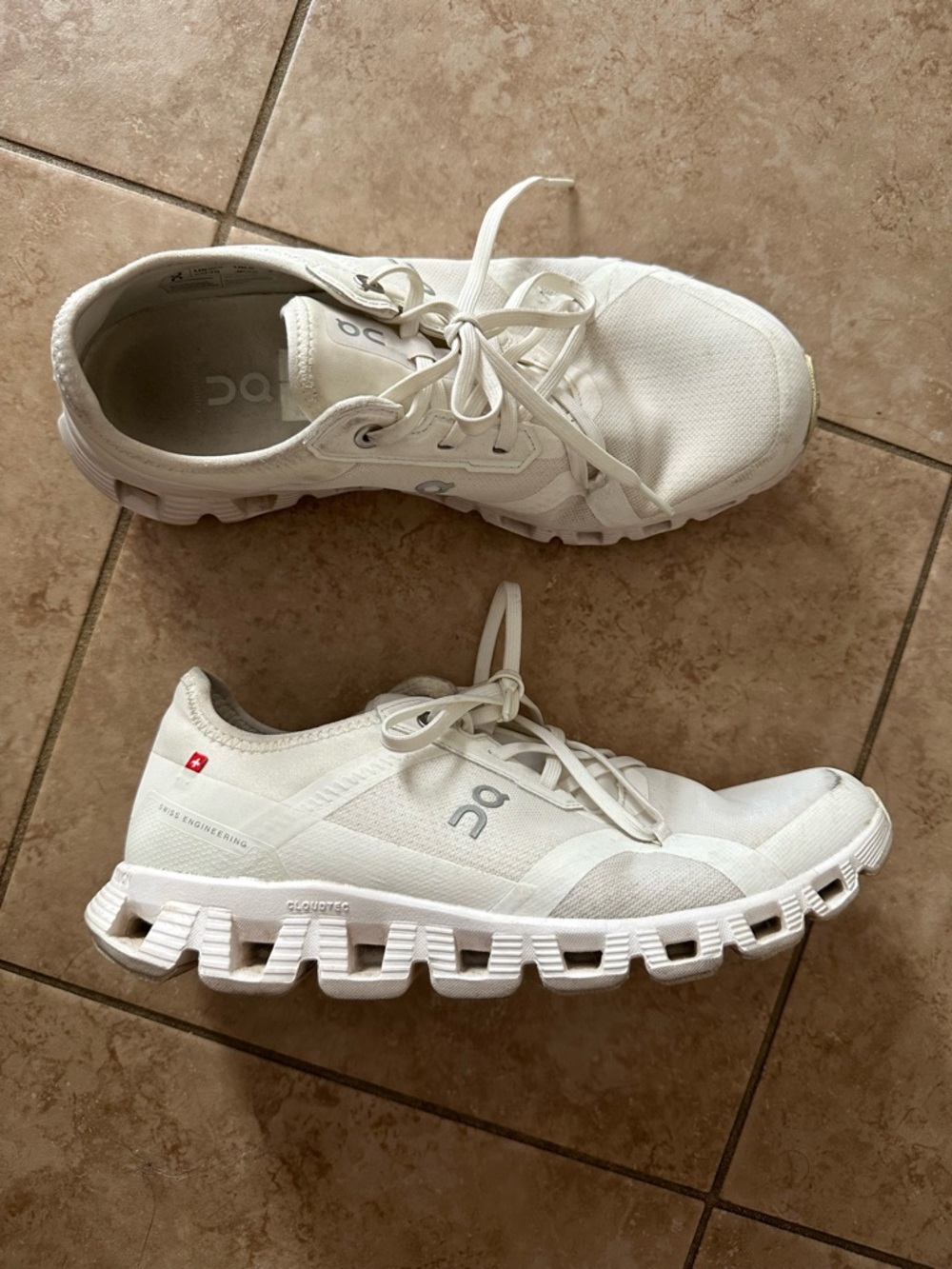 On Cloud Athletic Sneakers in White